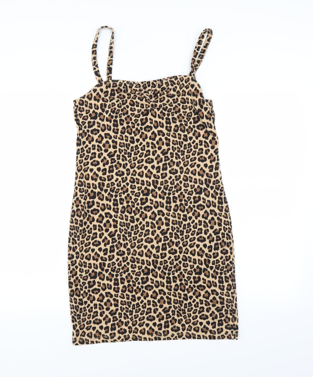 Divided by H&M Womens Brown Animal Print  Mini  Size M