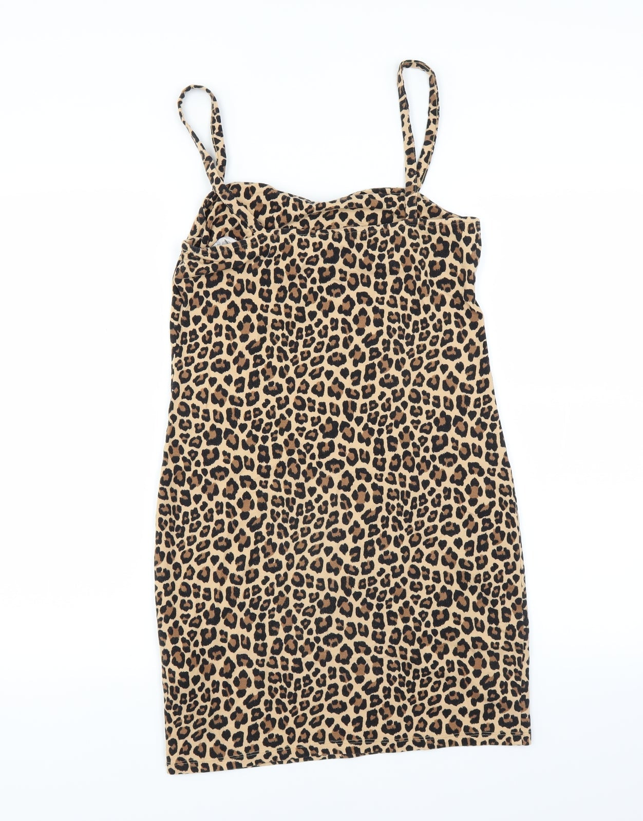 Divided by H&M Womens Brown Animal Print  Mini  Size M