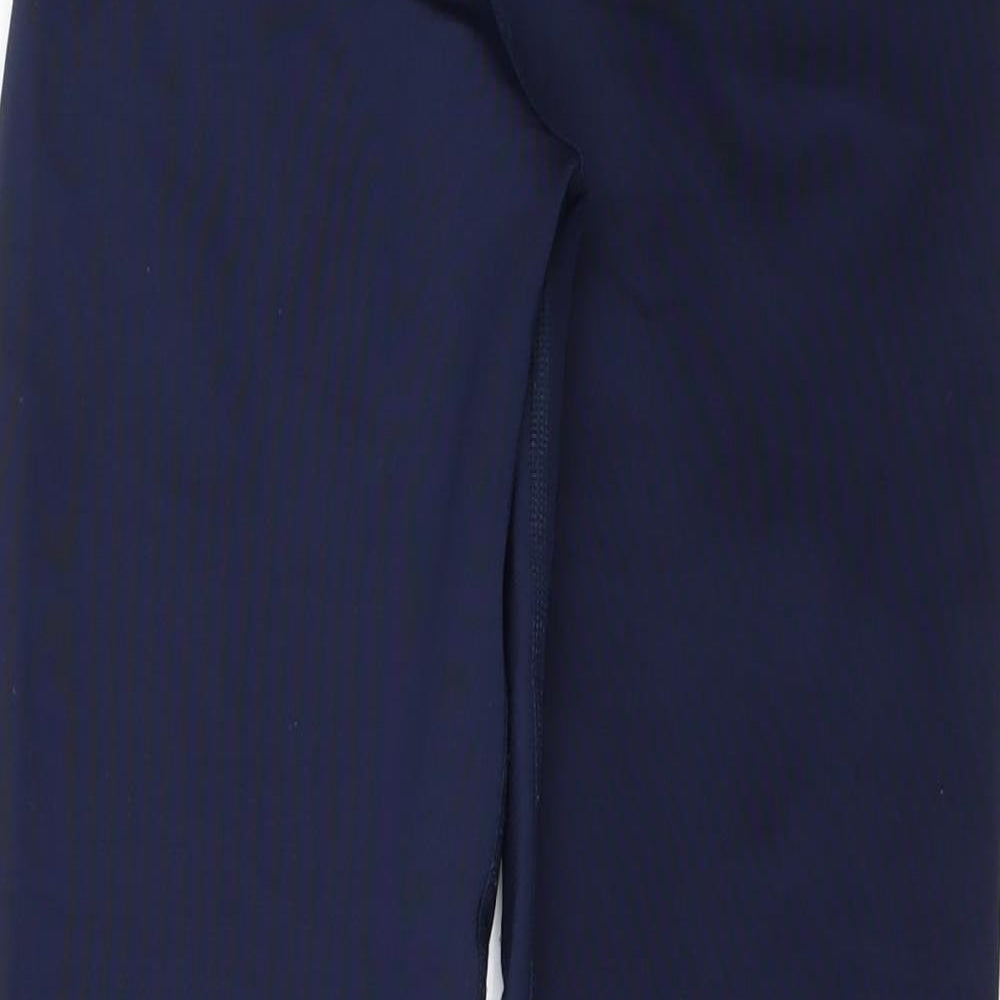 Playerlayer  Womens Blue   Compression Leggings Size 8 L28 in