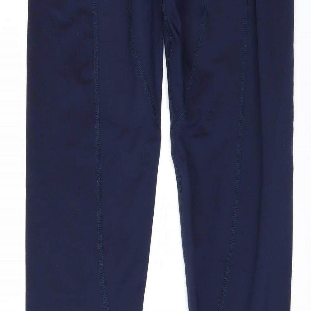 Playerlayer  Womens Blue   Compression Leggings Size 8 L28 in