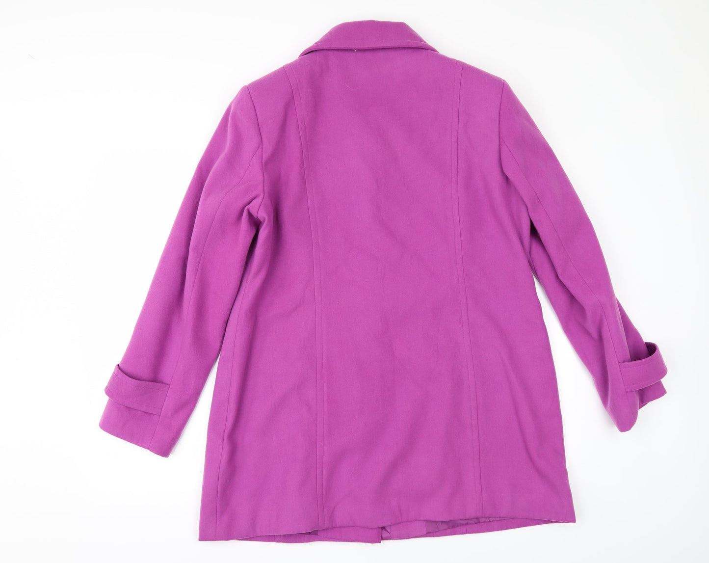 Simply Be Womens Pink   Overcoat Coat Size 14