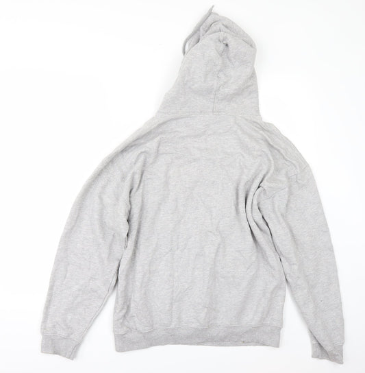 STYLIWISE Womens Grey   Pullover Hoodie Size S
