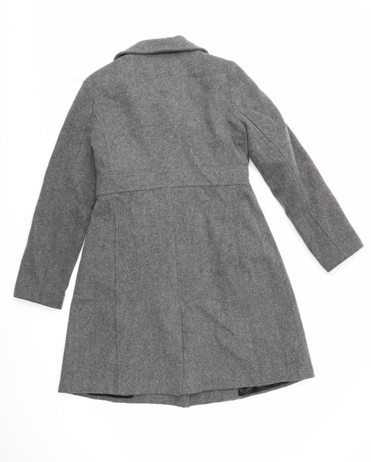 Old Navy Womens Grey   Trench Coat Coat Size M