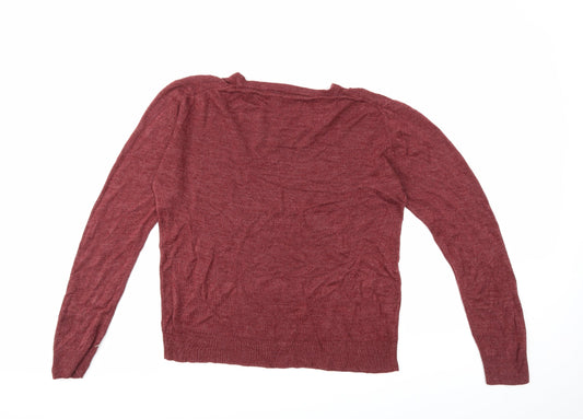 Cedar Wood State Mens Red  Knit Pullover Jumper Size XL