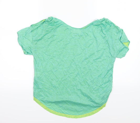 Zara Womens Green   Basic T-Shirt Size S