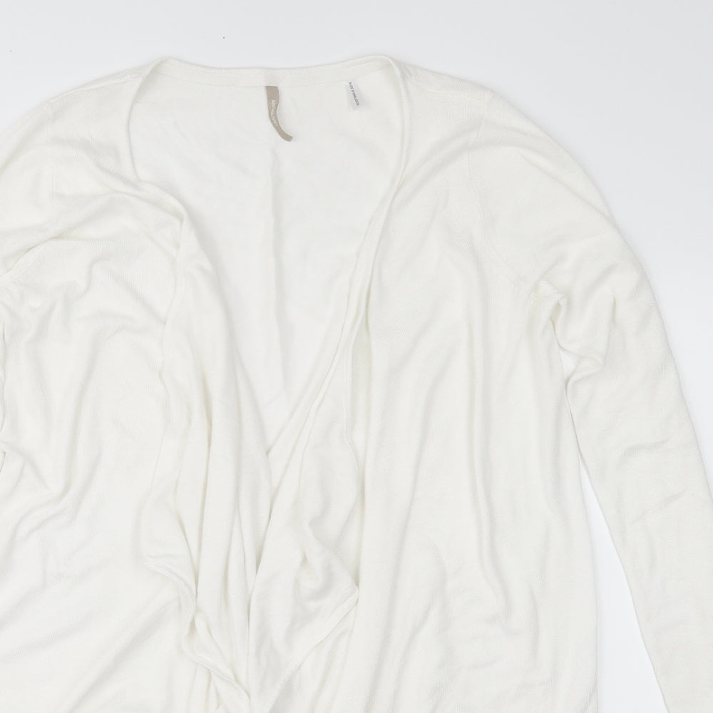 Anthology Womens White  Knit Cardigan Jumper Size 12