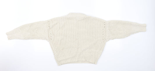 Topshop Womens Ivory   Pullover Jumper Size XS