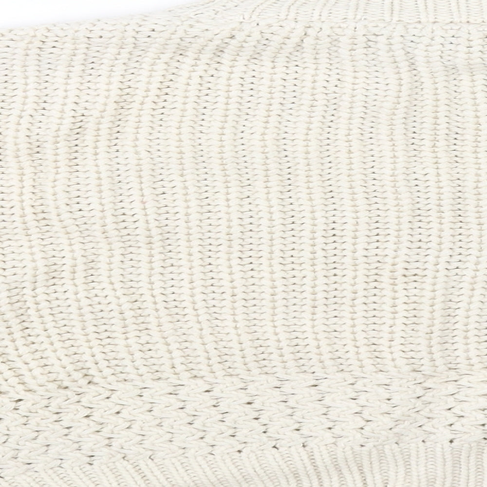 Topshop Womens Ivory   Pullover Jumper Size XS
