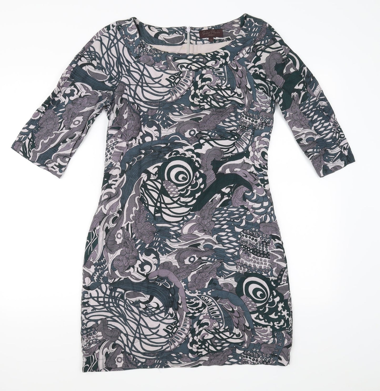 GREAT PLAINS  Womens Green Floral  Fit & Flare  Size S
