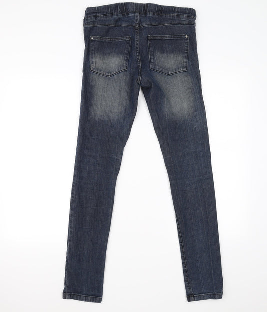 Saint Tropez Womens Blue   Jegging Trousers Size 36 in L30 in