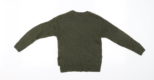 New Look Girls Green   Pullover Jumper Size 9 Years