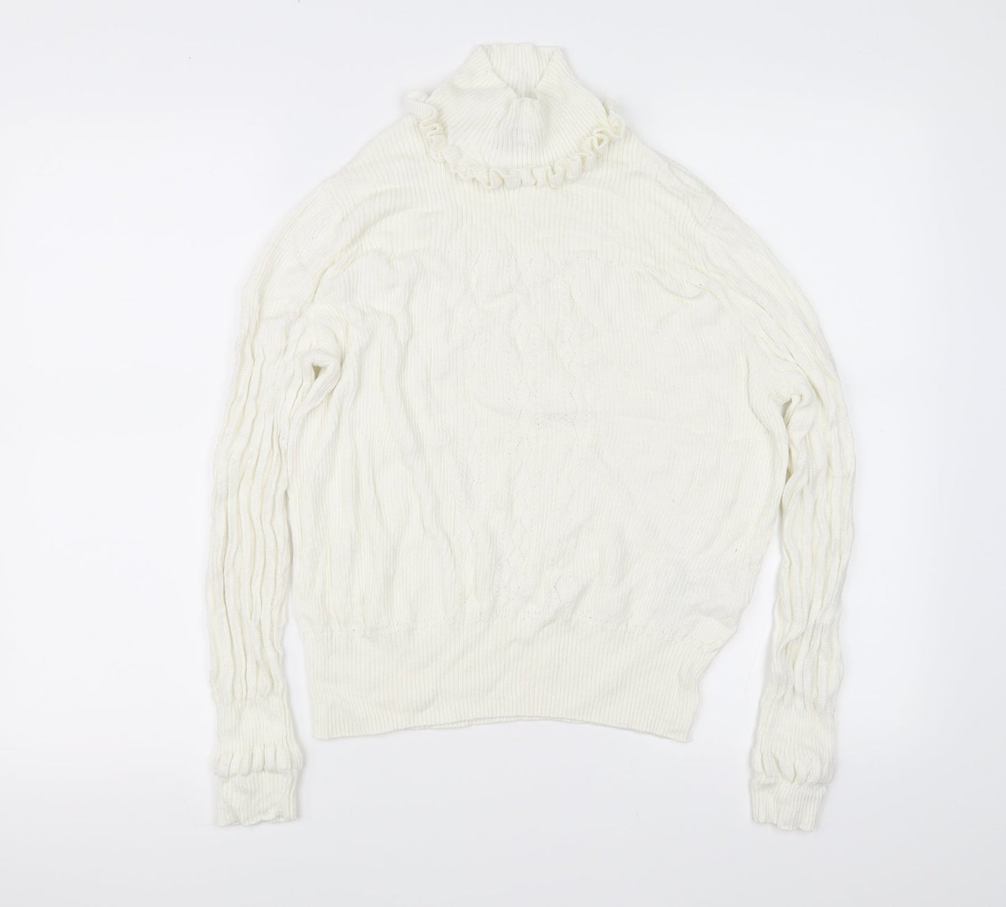 Preworn Womens Ivory   Pullover Jumper Size L