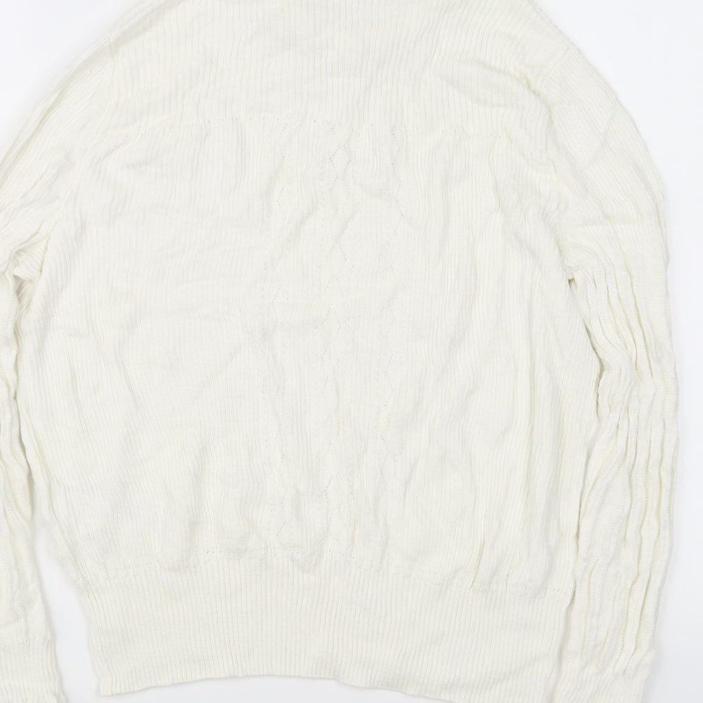 Preworn Womens Ivory   Pullover Jumper Size L