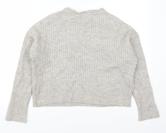 New Look Womens Grey   Pullover Jumper Size S