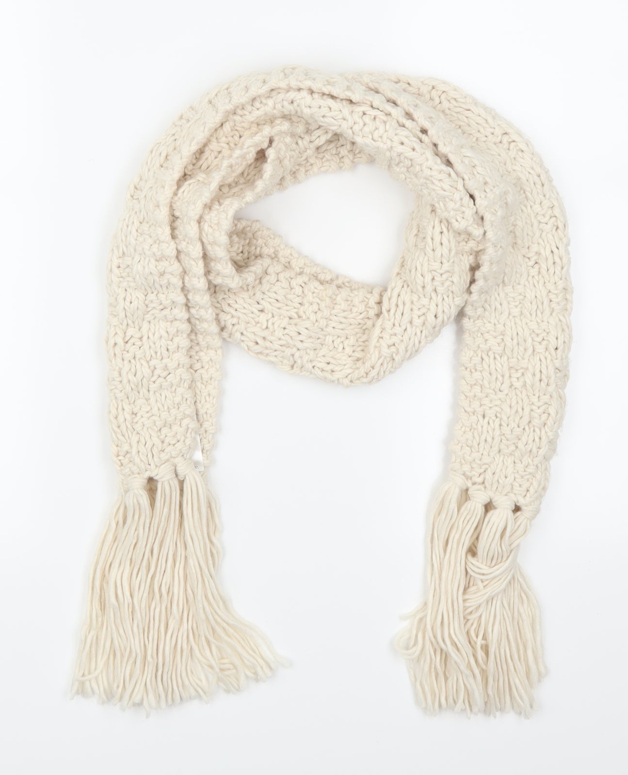 Preworn Womens Beige    Scarf