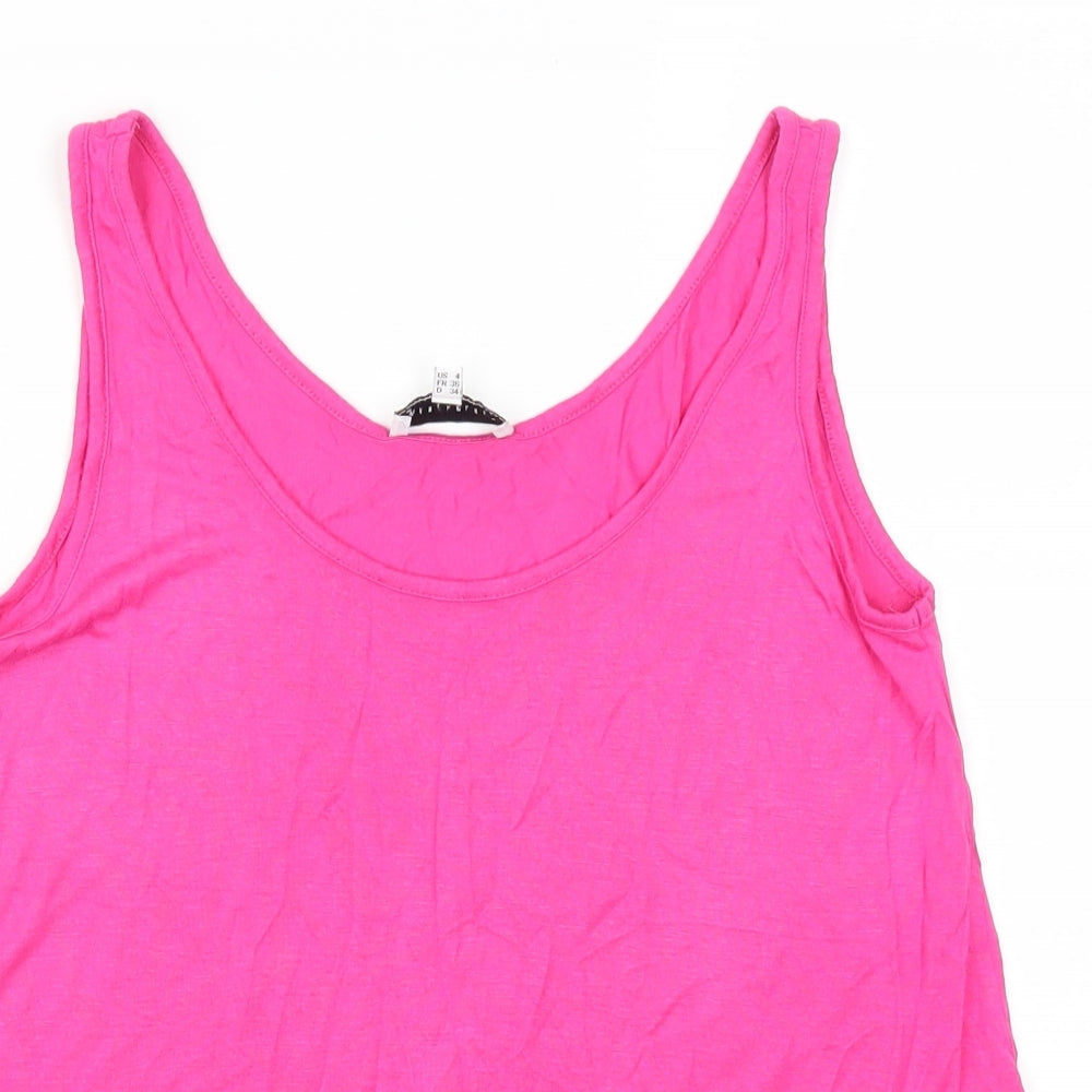 Warehouse Womens Pink   Basic Tank Size 8