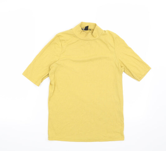 New Look Womens Yellow   Basic Blouse Size 8