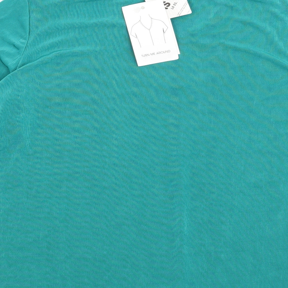 Citiknits Womens Green   Basic Blouse Size M