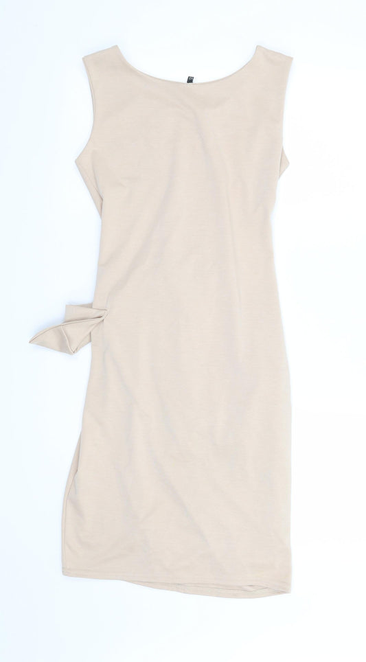 Preworn Womens Beige   Shift  Size 10