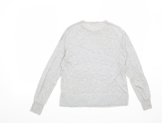Zara Womens Grey   Pullover Jumper Size S
