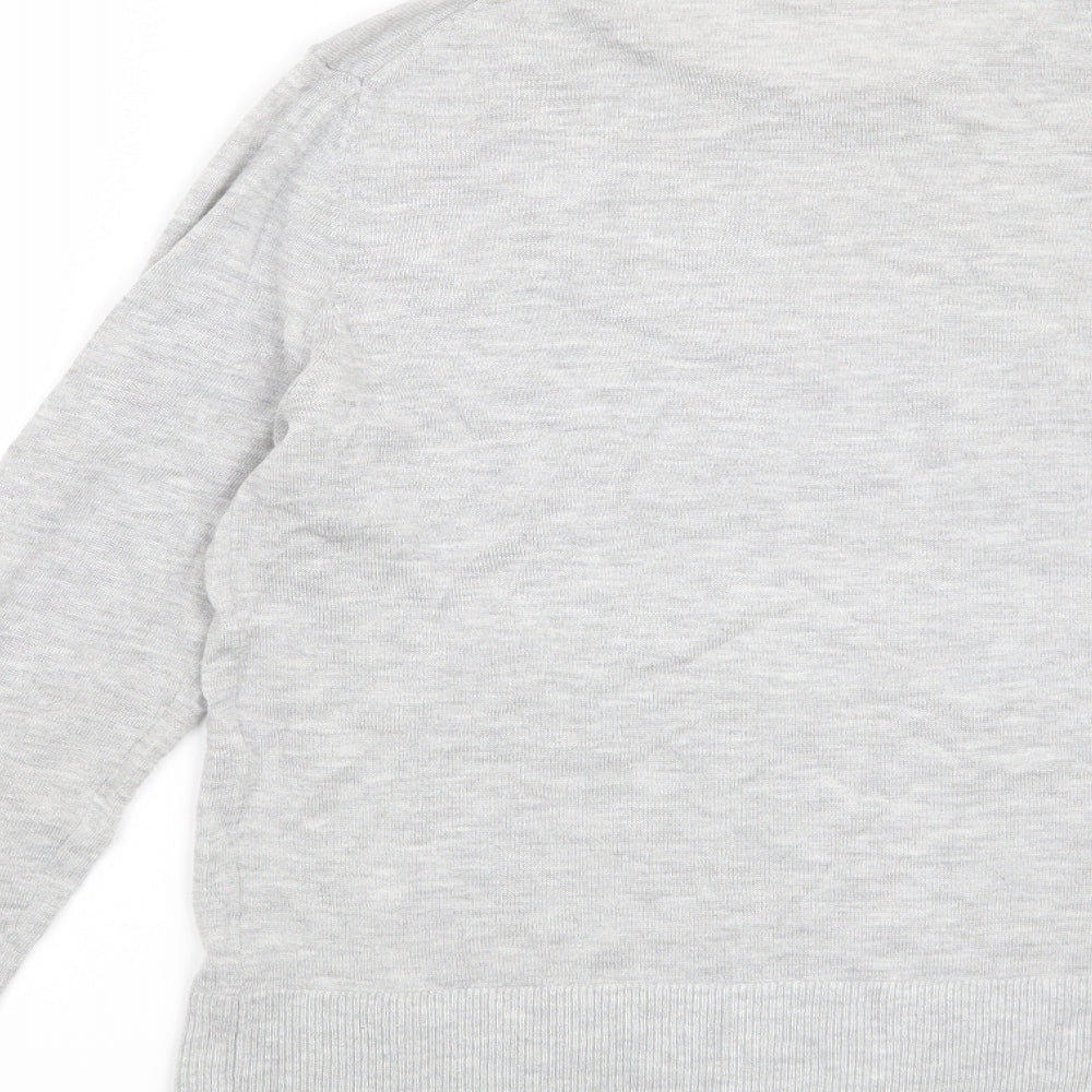 Zara Womens Grey   Pullover Jumper Size S