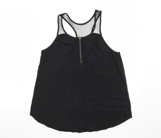 H&M Womens Black   Basic Blouse Size 4