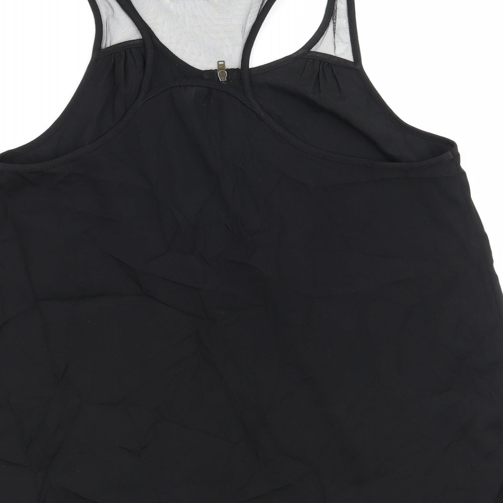 H&M Womens Black   Basic Blouse Size 4