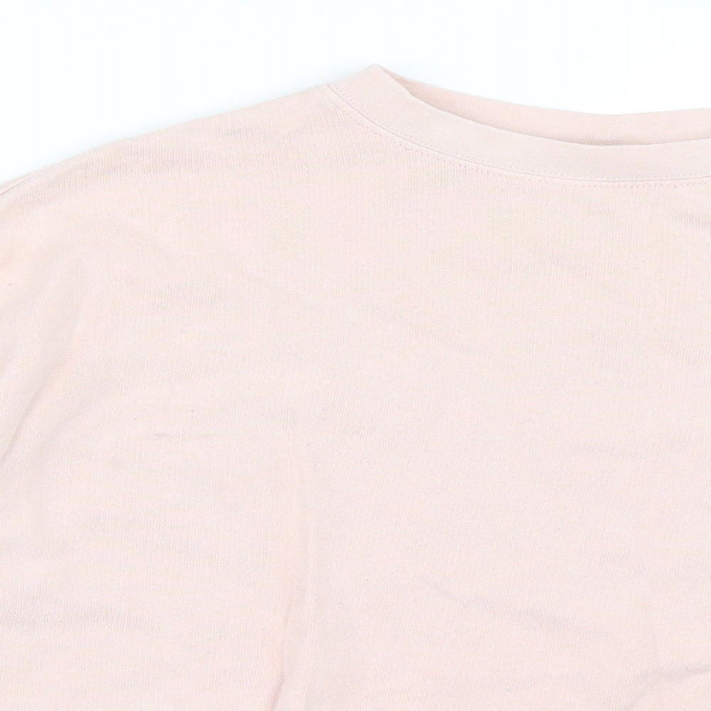 Topshop Womens Pink   Pullover Sweatshirt Size 6