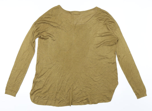 H&M Womens Green   Basic T-Shirt Size XS