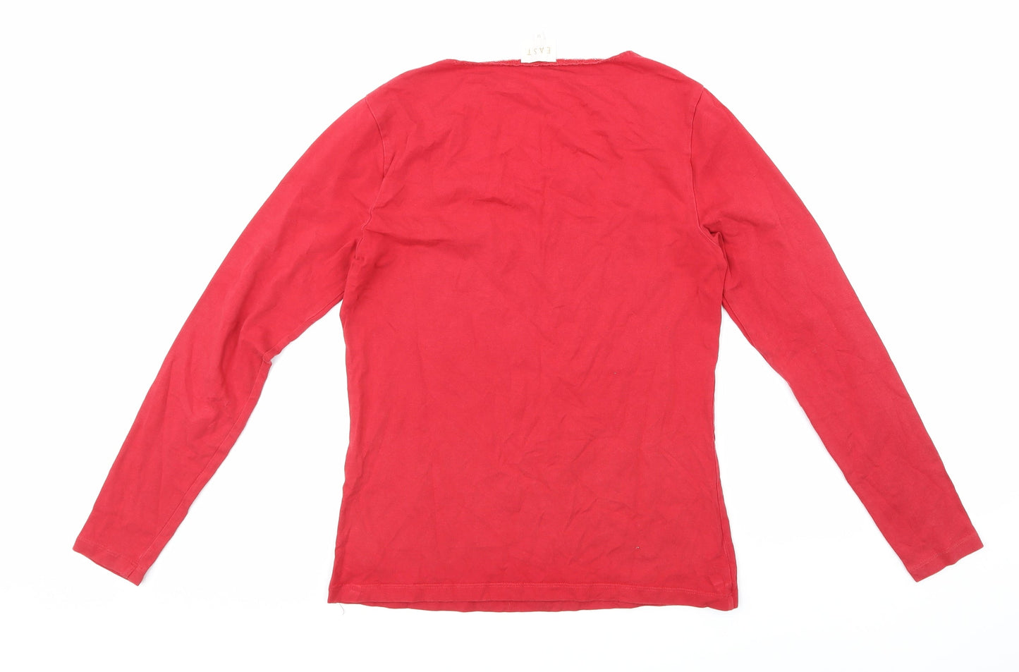 EAST Womens Red   Basic T-Shirt Size 12