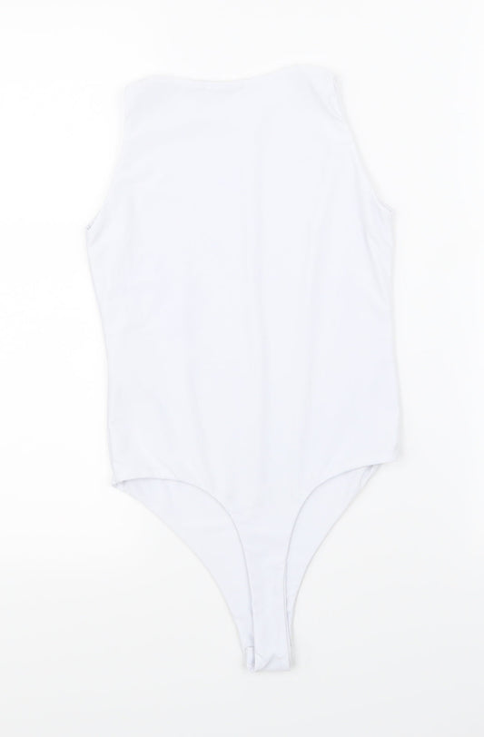 Boohoo Womens White   Basic Tank Size 6