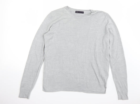 Marks and Spencer Womens Grey   Pullover Jumper Size 14