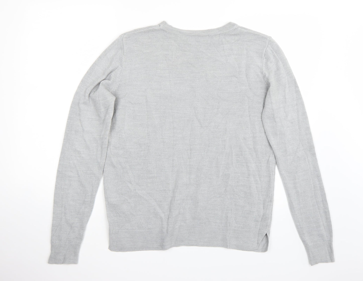 Marks and Spencer Womens Grey   Pullover Jumper Size 14
