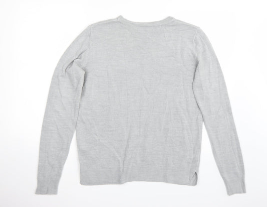 Marks and Spencer Womens Grey   Pullover Jumper Size 14