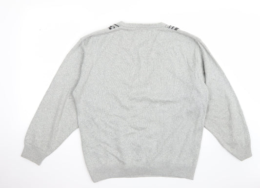 Carabou Womens Grey   Pullover Jumper Size L