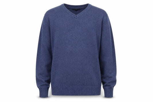 Easy Mens Blue   Pullover Jumper Size L