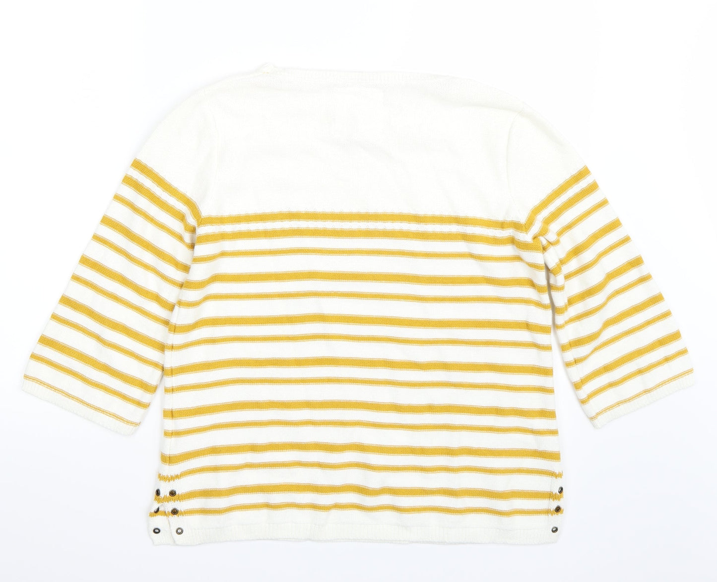 Falmer Womens White   Pullover Jumper Size 10