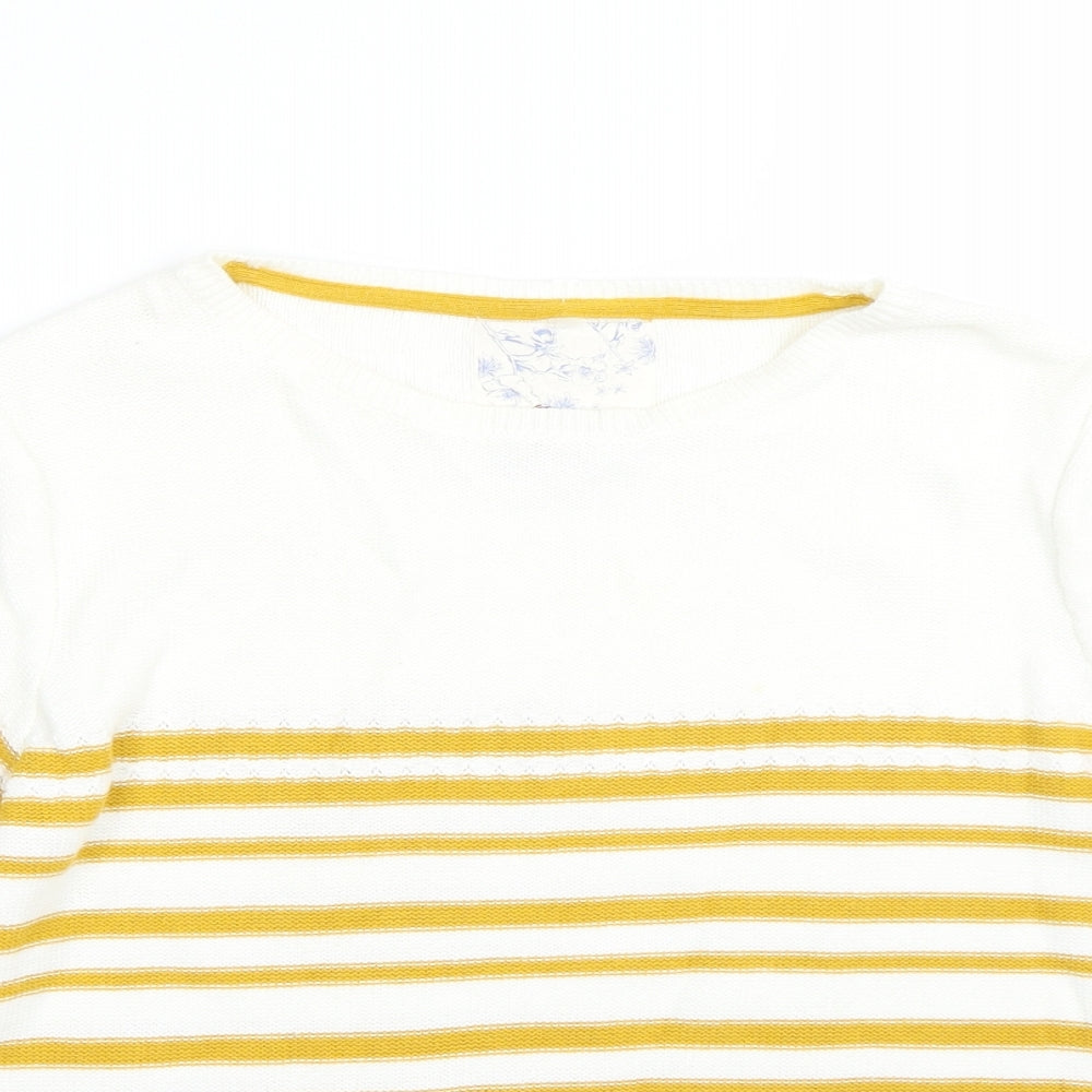 Falmer Womens White   Pullover Jumper Size 10