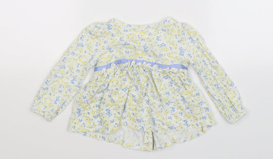 St Bernard Girls White Floral  Fit & Flare  Size 6-9 Months