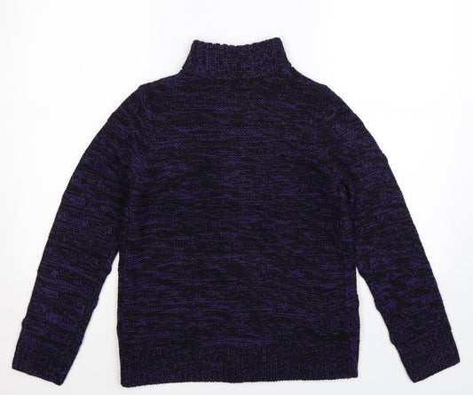 Debenhams Womens Purple  Knit Cardigan Jumper Size 10