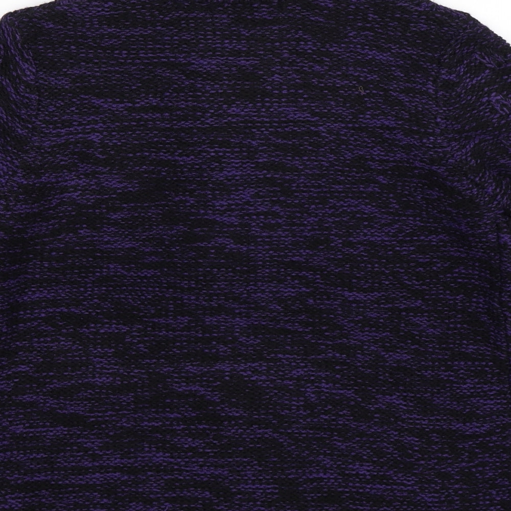 Debenhams Womens Purple  Knit Cardigan Jumper Size 10