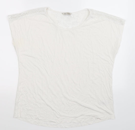 Marks and Spencer Womens White   Basic Tank Size 16
