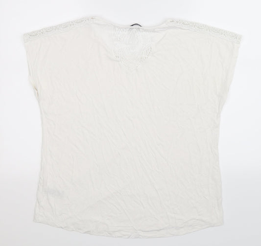 Marks and Spencer Womens White   Basic Tank Size 16