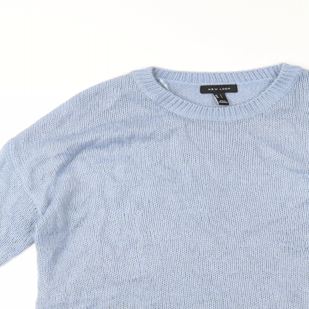 New Look Womens Blue   Pullover Jumper Size L