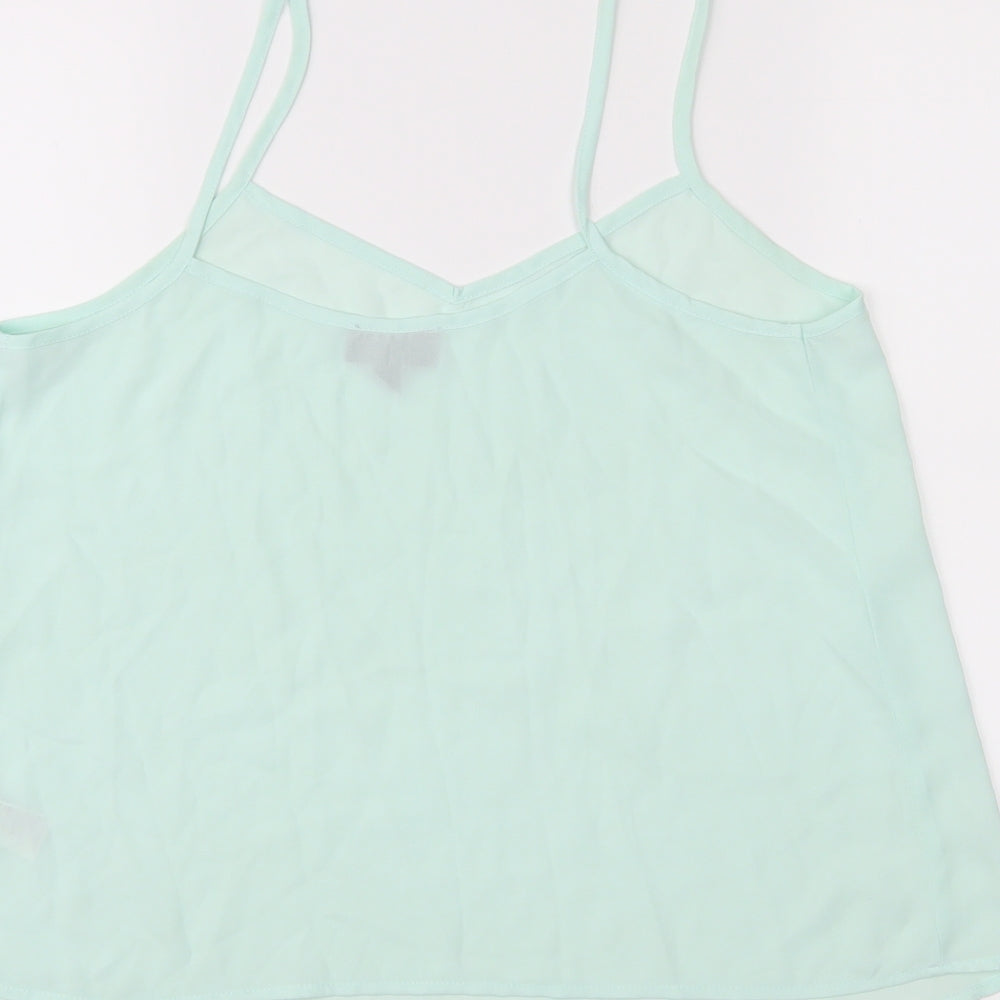 Topshop Womens Blue   Camisole Tank Size 10