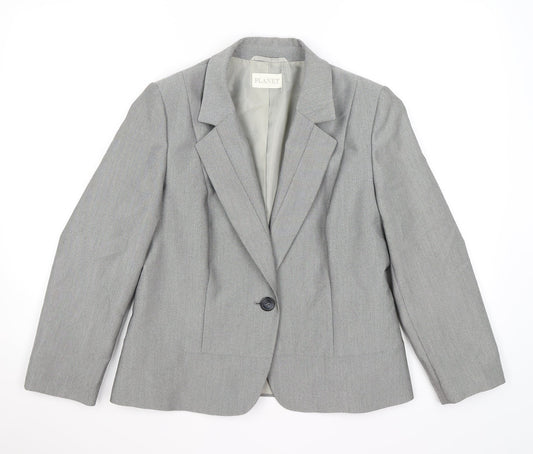 planet Womens Grey   Jacket Blazer Size 12