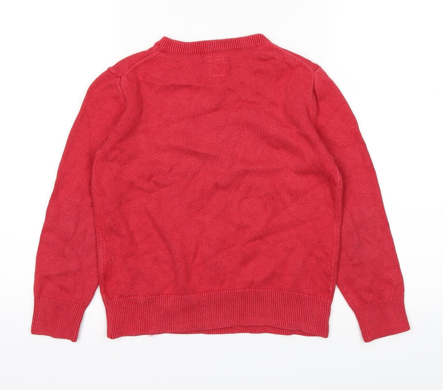 Gap Boys Red   Pullover Jumper Size 7 Years