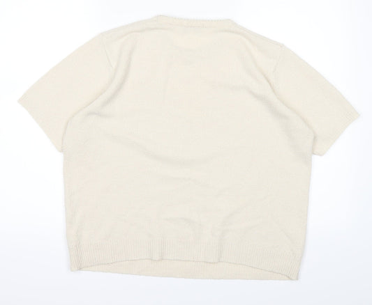 Berkertex Womens White   Pullover Jumper Size 14