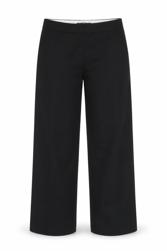 Front view of Next women’s black trousers, size UK 36, 30-inch leg