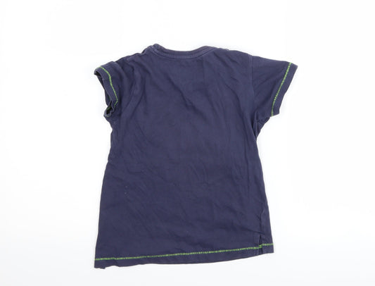 Matalan Boys Blue   Basic T-Shirt Size 6 Years  - dude patrol